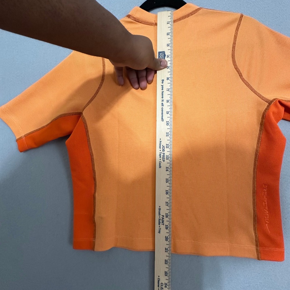 Nike ACG Dri-FIT ADV UV Base Layer Orange Slim Fit Shirt HV0581-833 Womens L - Picture 9 of 9